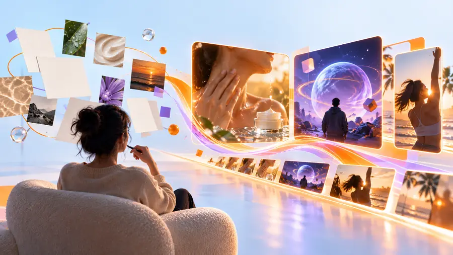 Structured video preview with a clear visual direction