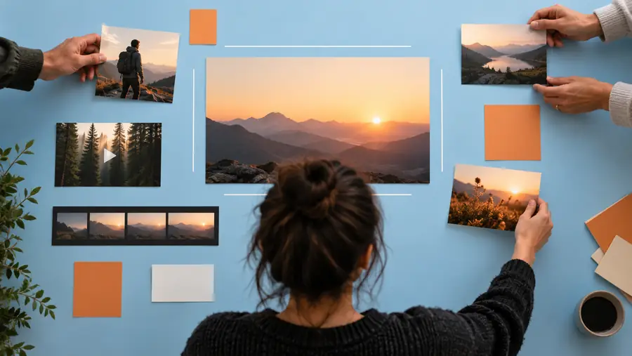 A basic video starting point with a simple title layout